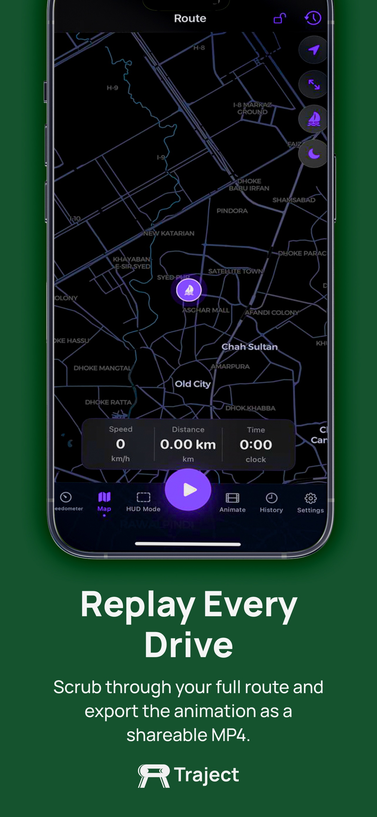 Traject 02 — Derived Studio app screenshot