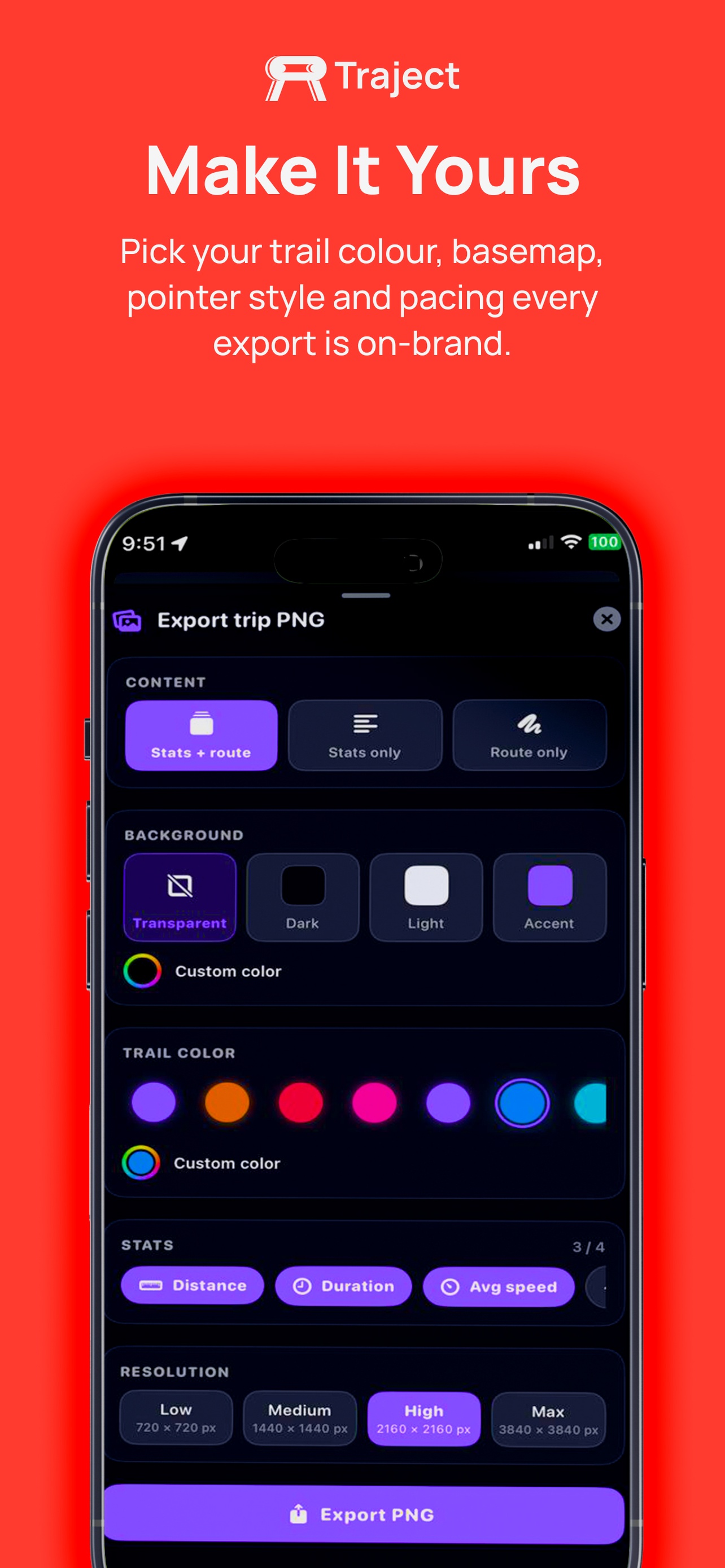 Traject 03 — Derived Studio app screenshot