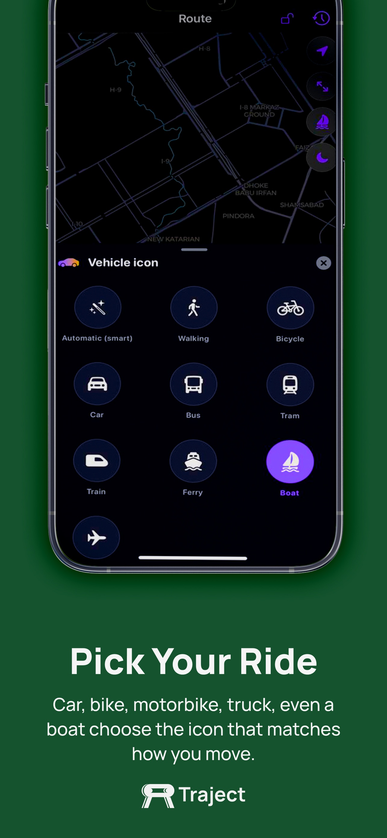 Traject 04 — Derived Studio app screenshot