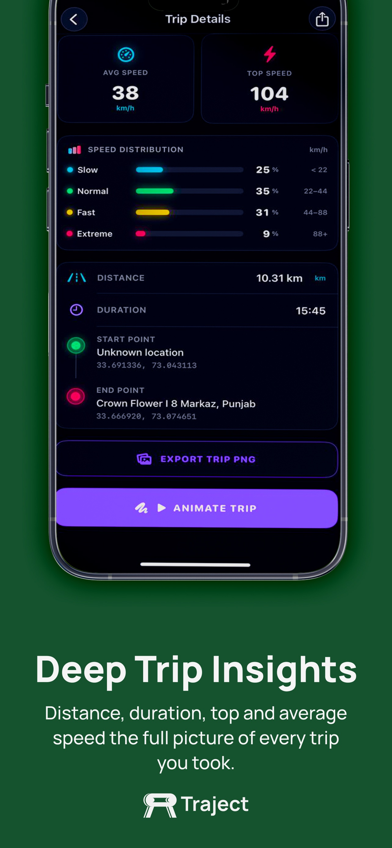 Traject 09 — Derived Studio app screenshot