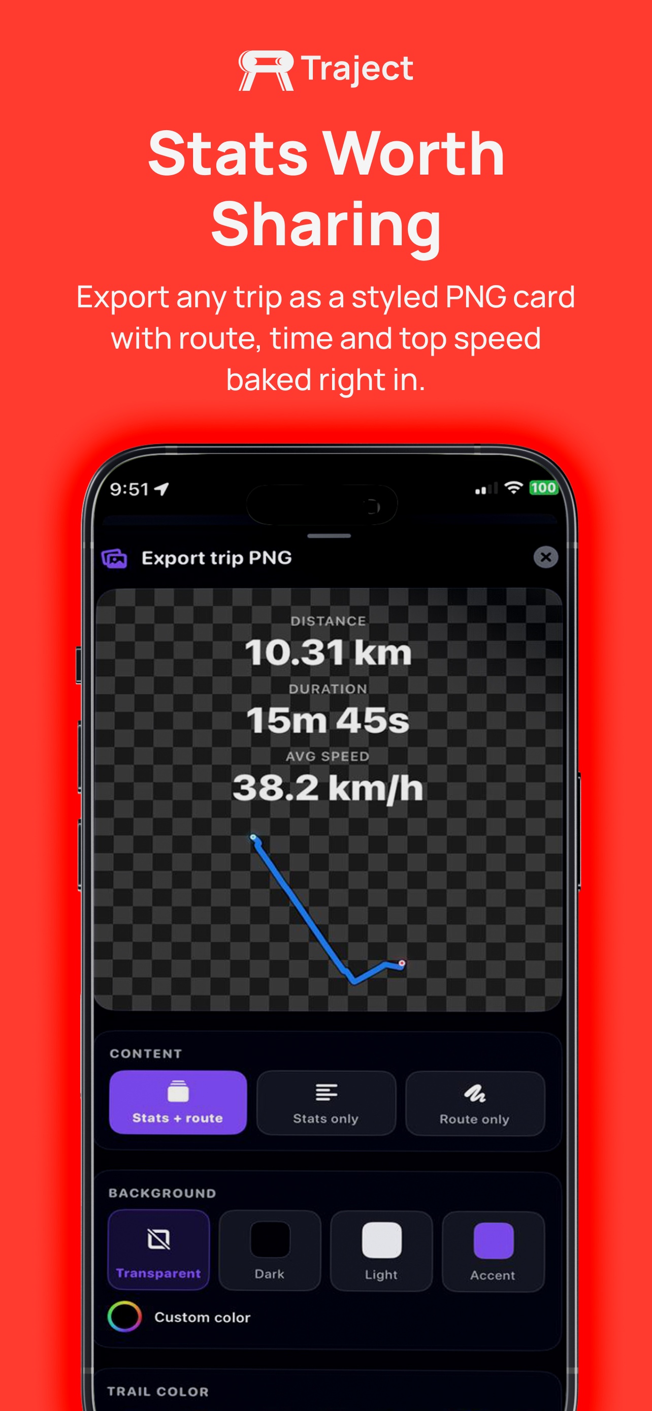 Traject 10 — Derived Studio app screenshot